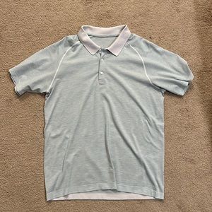 Striped lululemon mens golf polo